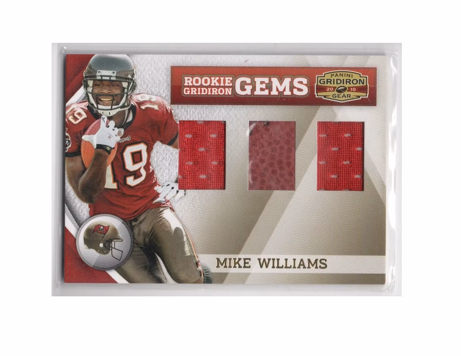 2010 Panini Gridiron Gear Rookie Gridiron Gems Jerseys Trios #281 Mike Williams (30-X261-NFLBUCCANEERS)