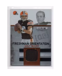 2010 Rookies and Stars Longevity Freshman Orientation Materials Jerseys #16 Colt McCoy (40-D7-NFLBROWNS)