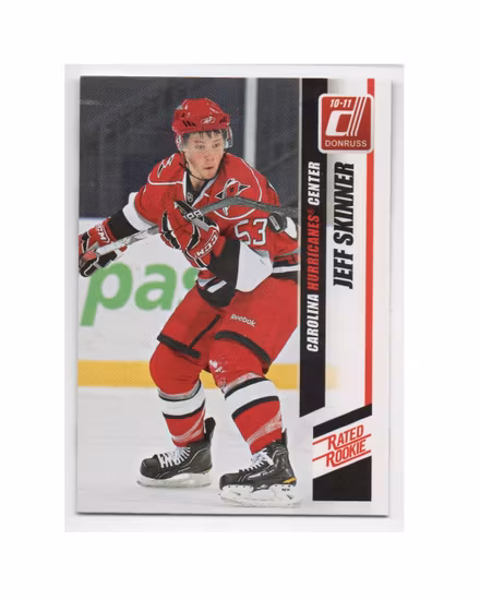 2010-11 Donruss #281 Jeff Skinner RC (20-X209-HURRICANES)