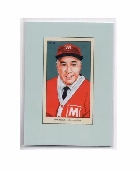 2010-11 ITG 100 Years of Card Collecting #69 Toe Blake HP (15-X204-CANADIENS)