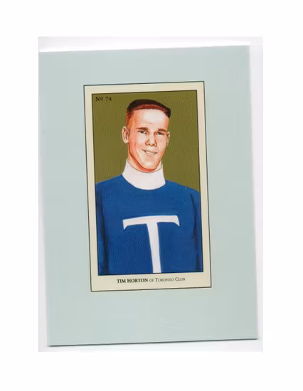 2010-11 ITG 100 Years of Card Collecting #74 Tim Horton HP (25-X149-MAPLE LEAFS)