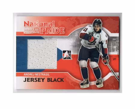 2010-11 ITG Heroes and Prospects National Pride Jerseys Black #NATP01 Andrej Nestrasil (40-X153-OTHERS)