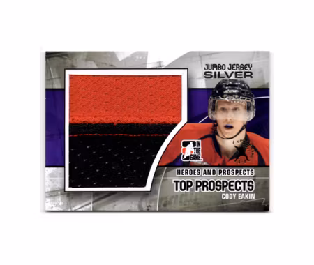 2010-11 ITG Heroes and Prospects Top Prospects Game Used Jerseys Silver Spring Expo #JM04 Cody Eakin (150-X87-CAPITALS)