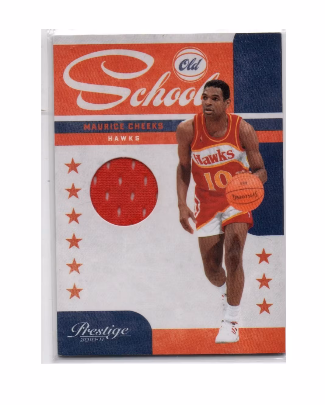 2010-11 Prestige Old School Materials #11 Maurice Cheeks (30-X241-NBAHAWKS)