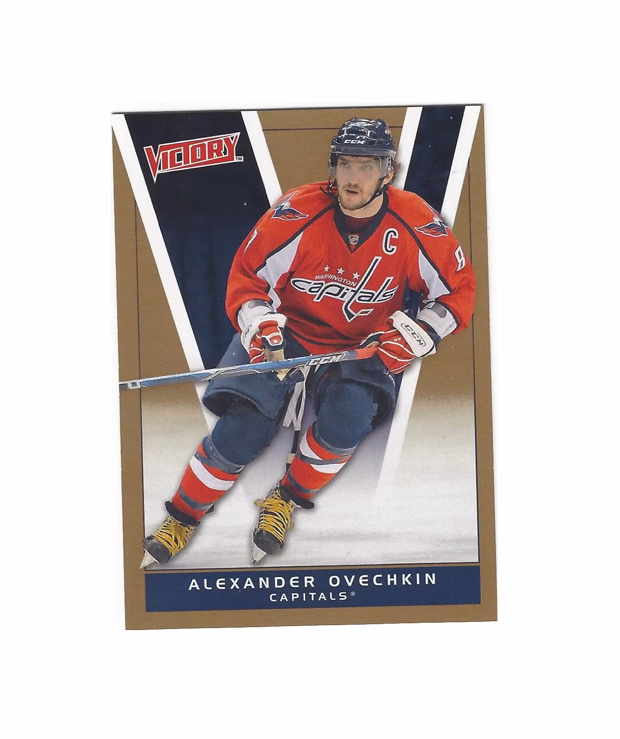 2010-11 Upper Deck Victory Gold #196 Alexander Ovechkin (50-X3-CAPITALS)