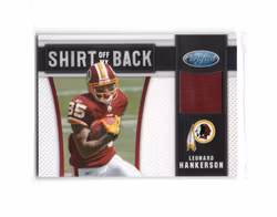 2011 Certified Shirt Off My Back Materials #28 Leonard Hankerson (30-X247-NFLREDSKINS)