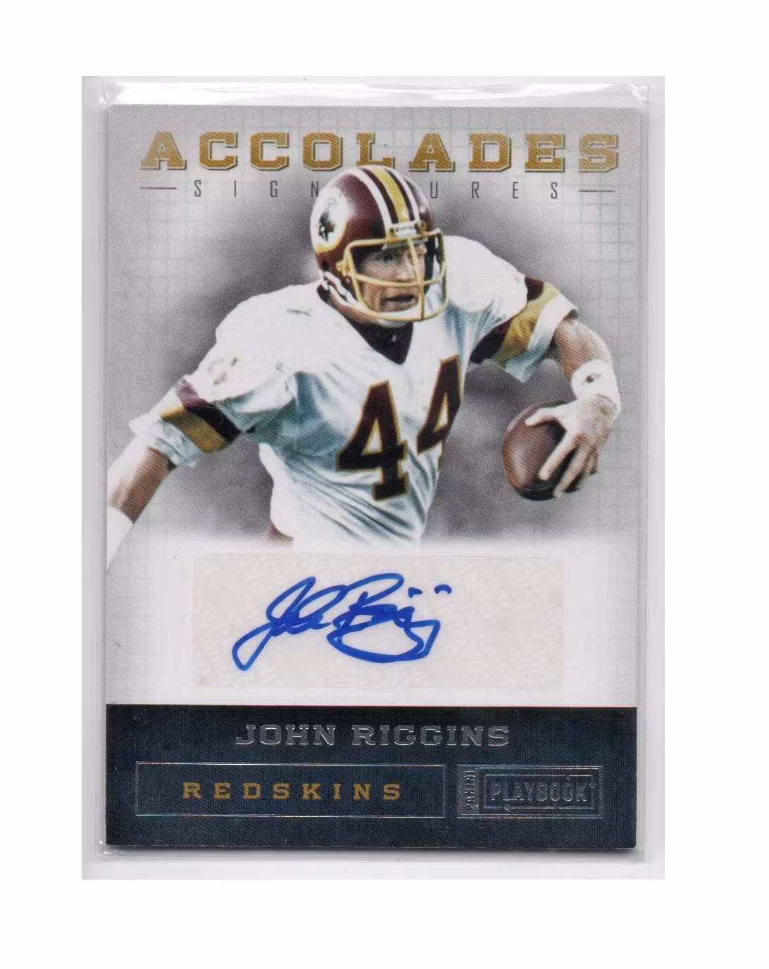 2011 Panini Playbook Accolades Signatures #55 John Riggins (300-X247-NFLREDSKINS)