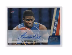 2011 Panini Threads Autographs Silver #151 Aaron Williams (30-X255-NFLBILLS)