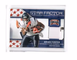 2011 Panini Threads Star Factor Materials Prime #1 Arian Foster (40-X254-NFLTEXANS)