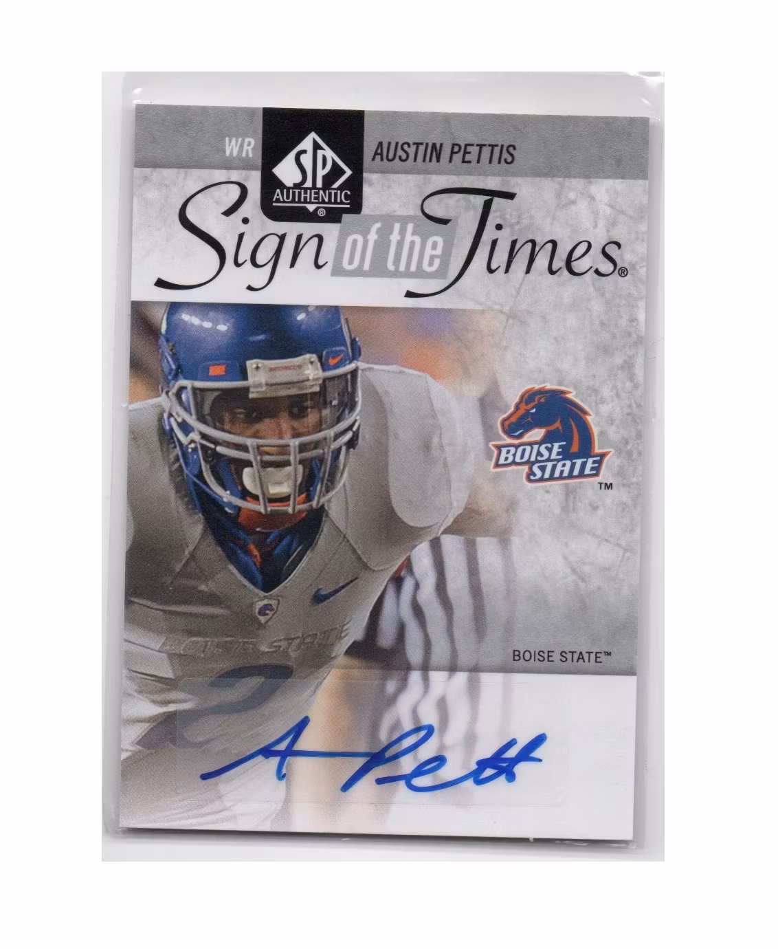 2011 SP Authentic Sign of the Times #STAU Austin Pettis D (30-X224-NFLRAMS)