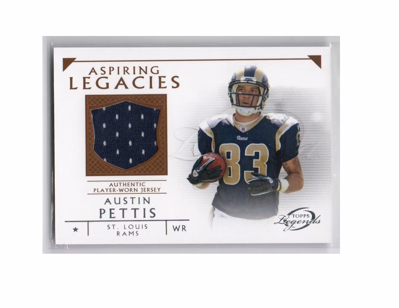 2011 Topps Legends Aspiring Legacies Jerseys #ALRAP Austin Pettis (30-X262-NFLRAMS)