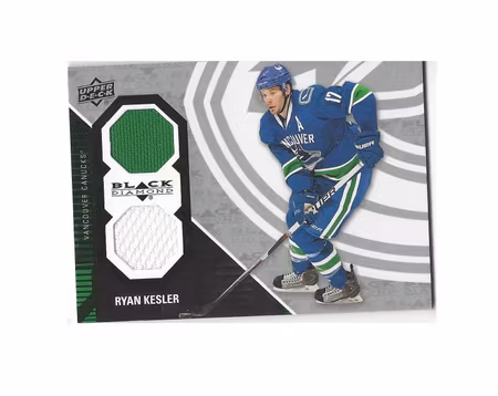 2011-12 Black Diamond Dual Jerseys #VANRK Ryan Kesler F (40-157x9-CANUCKS)
