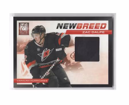 2011-12 Elite New Breed Materials #46 Zac Dalpe (25-X82-HURRICANES)