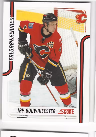 2011-12 Score Glossy #92 Jay Bouwmeester (10-X44-FLAMES)