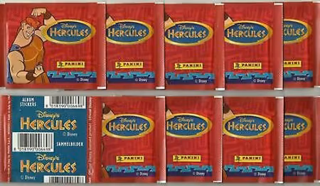 1996 Panini Stickers Hercules (Löspaket)