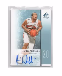 2011-12 SP Authentic Autographs #36 Jordan Williams (40-X243-NBANETS)