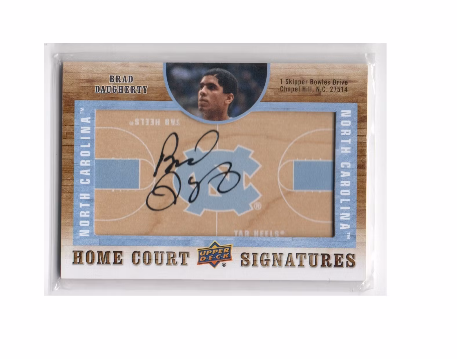 2011-12 SP Authentic Home Court Signatures #HCBD Brad Daugherty (50-X258-NBA)