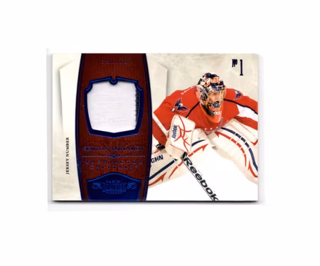 2010-11 Dominion Jerseys Prime Jersey Number #100 Semyon Varlamov (200-X88-CAPITALS)