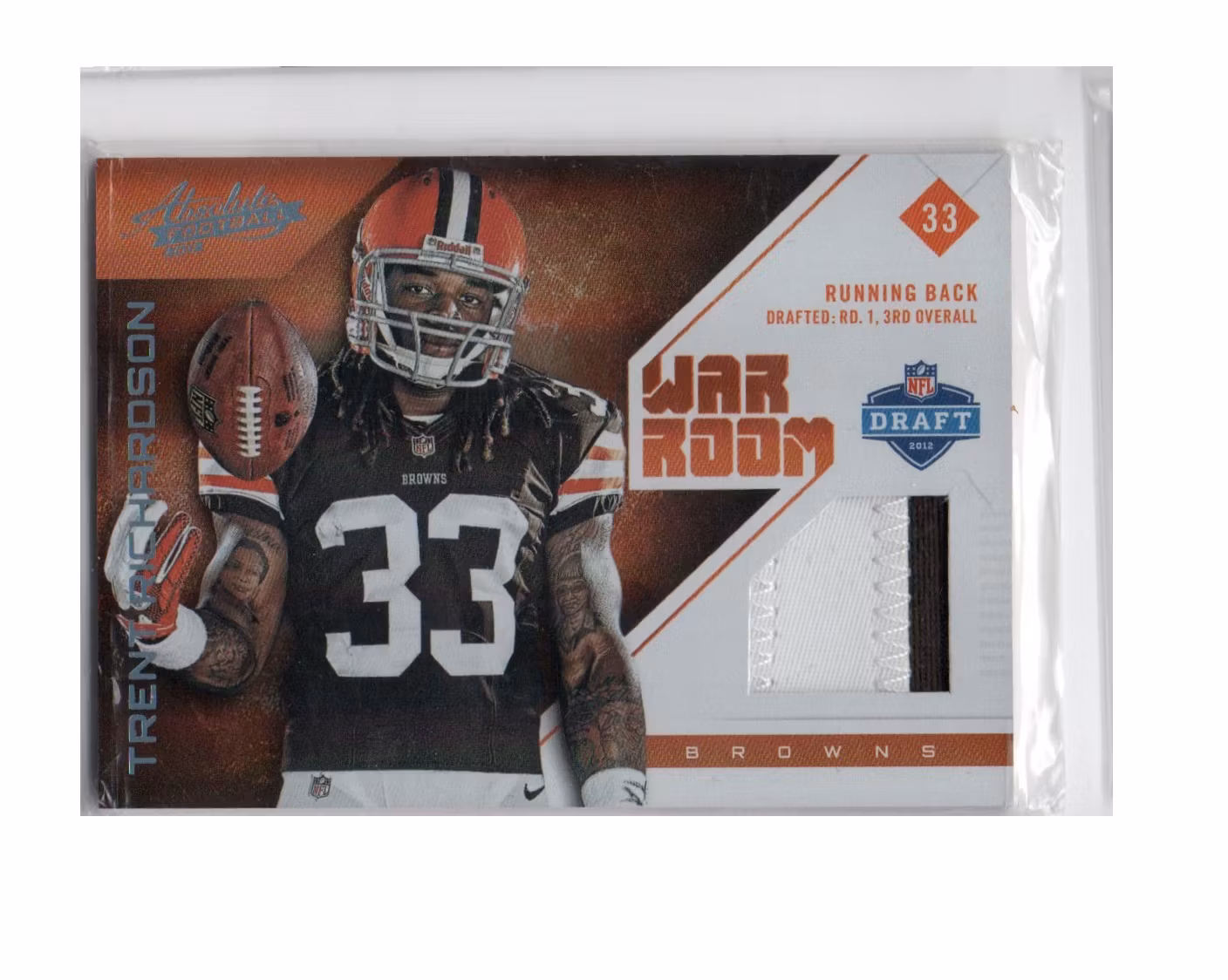 2012 Absolute War Room Materials Prime #35 Trent Richardson (50-D7-NFLBROWNS)