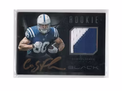 2012 Panini Black Rookie Signature Materials Prime Gold #21 Coby Fleener (50-X246-NFLCOLTS)