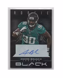 2012 Panini Black Rookie Signatures #103 Andre Branch (30-X39-NFLJAGUARS)
