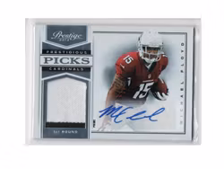 2012 Prestige Prestigious Picks Materials Prime Autographs #6 Michael Floyd (40-X241-NFLCARDINALS)