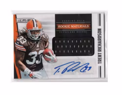 2012 Rookies and Stars #218 Trent Richardson JSY AU RC (40-X20-NFLBROWNS)