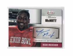 2012 SAGE Autographs Red #A33 Marvin McNutt (30-X241-NFLEAGLES)
