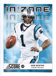 2012 Score In the Zone #6 Cam Newton (10-X297-NFLPANTHERS)