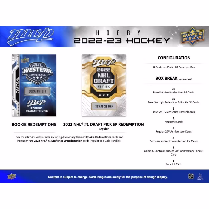 2022-23 Upper Deck MVP (Hobby Box)