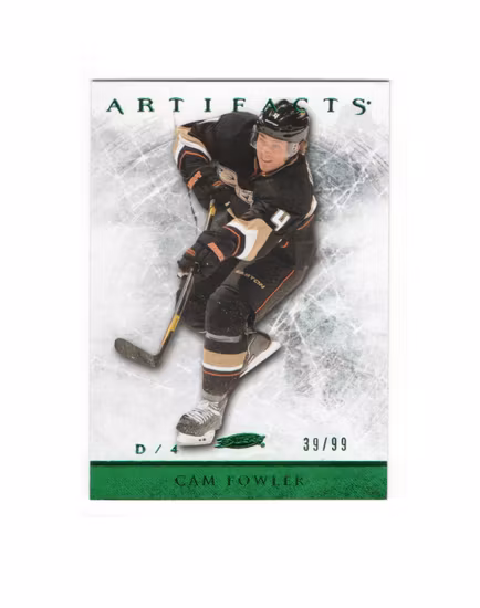 2012-13 Artifacts Emerald #13 Cam Fowler (25-X58-DUCKS)