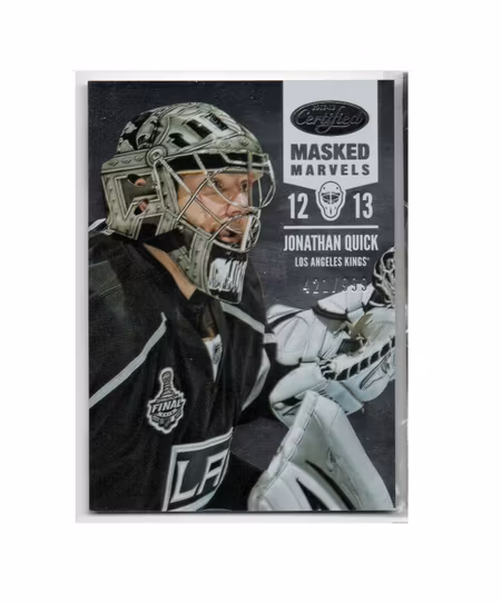 2012-13 Certified #102 Jonathan Quick MM (25-X221-NHLKINGS)