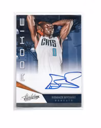 2012-13 Absolute #159 Bismack Biyombo AU249 RC (40-X260-NBABOBCATS)