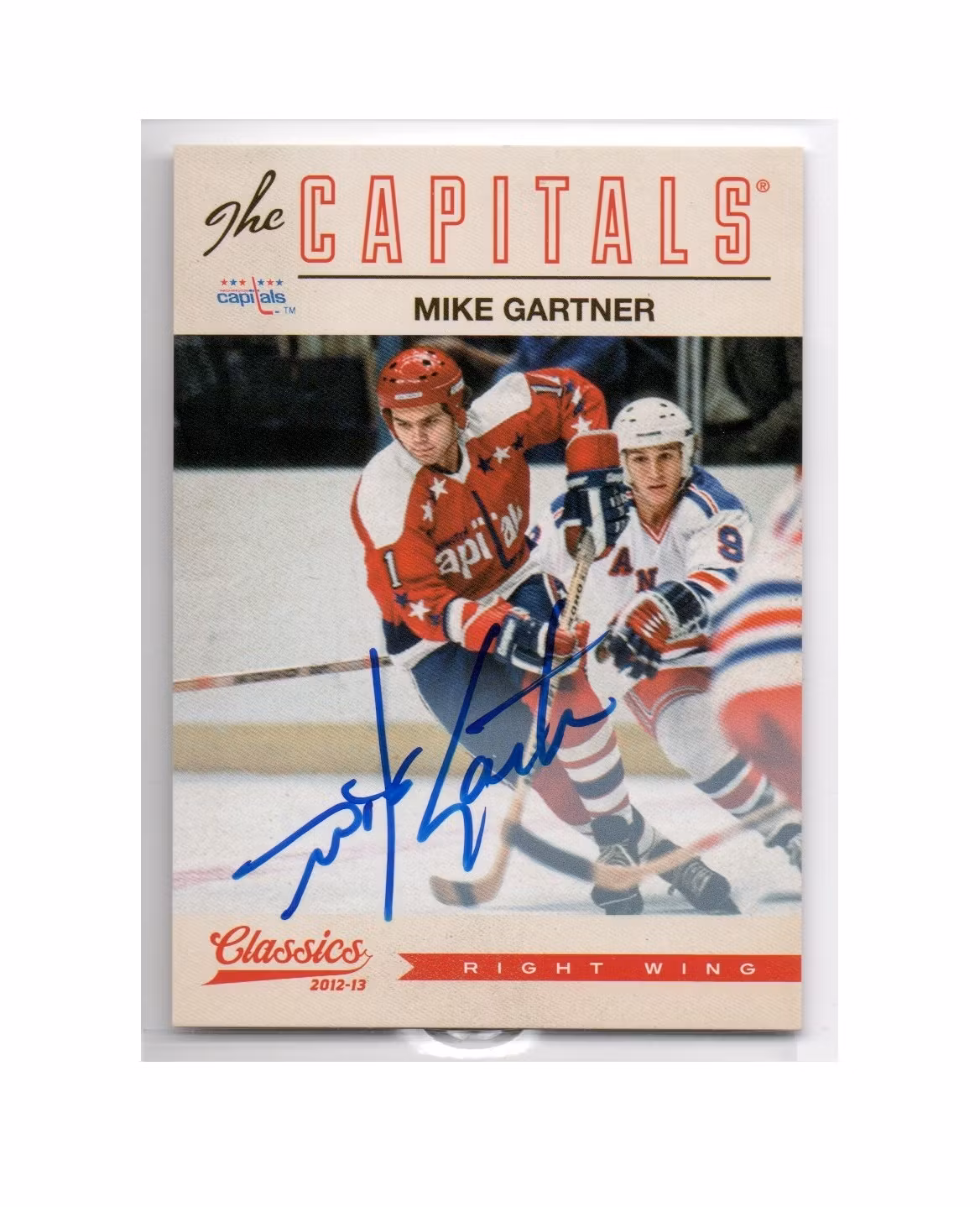 2012-13 Classics Signatures Autographs #152 Mike Gartner SP (250-X204-CAPITALS)
