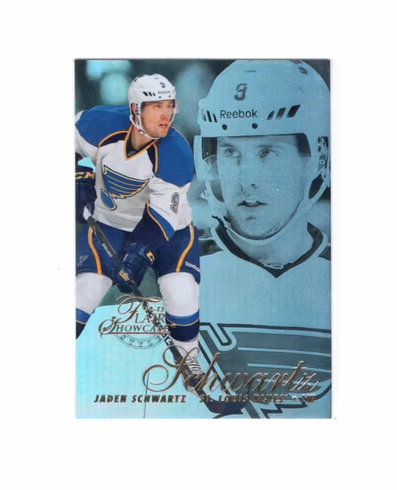 2012-13 Fleer Retro Flair Showcase Row 2 #30 Jaden Schwartz (15-X13-BLUES)