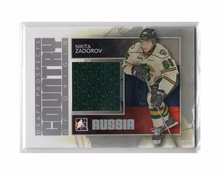 2012-13 ITG Draft Prospects Country of Origin Jerseys #COO06 Nikita Zadorov (40-X52-SABRES)