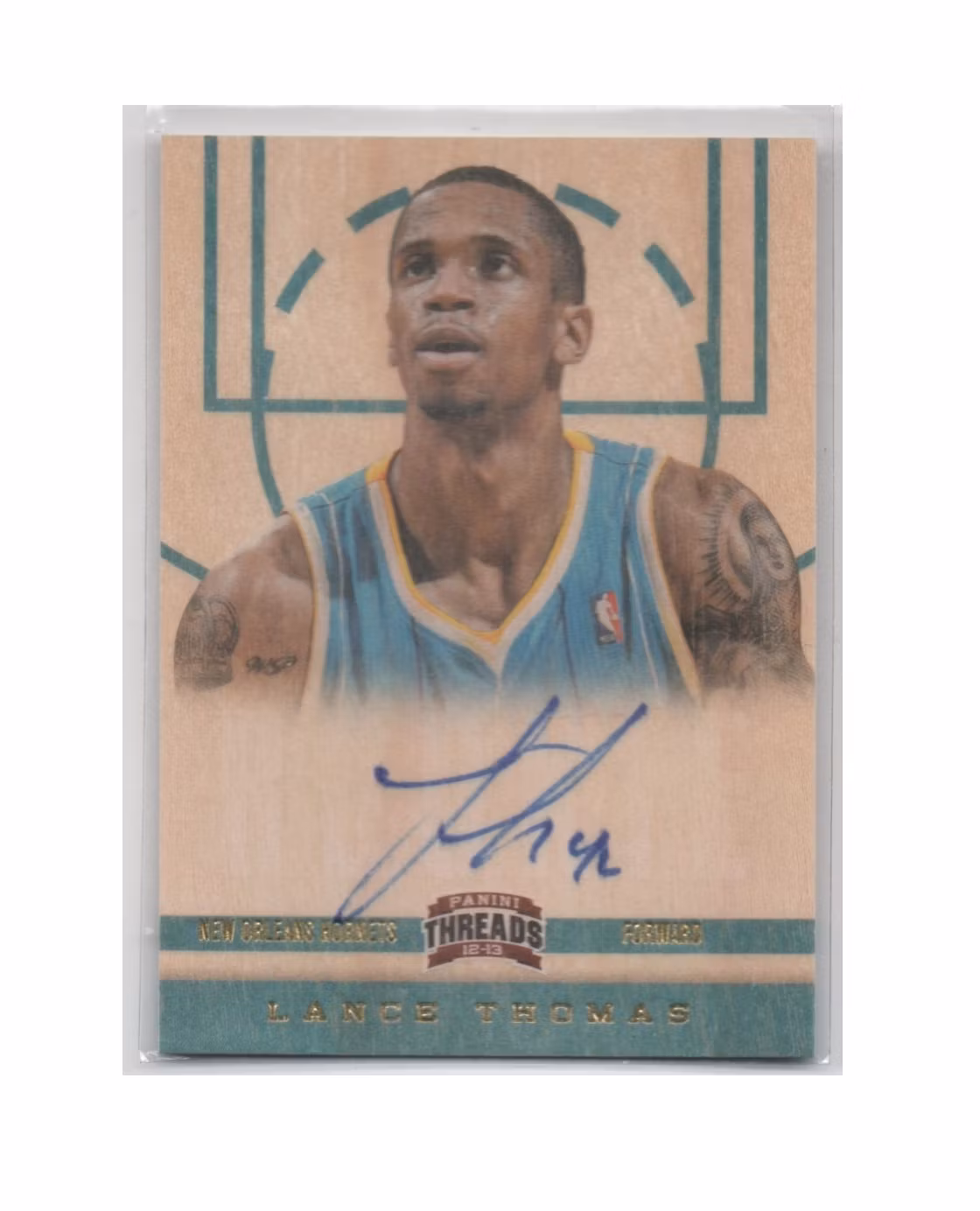 2012-13 Panini Threads #200 Lance Thomas AU RC (40-X240-NBAHORNETS)