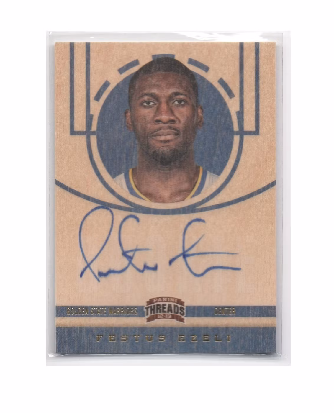 2012-13 Panini Threads #230 Festus Ezeli AU RC (30-X249-NBAWARRIORS)