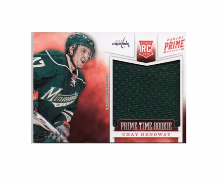 2012-13 Panini Prime Prime Time Rookies Jerseys #23 Chay Genoway (50-X88-CAPITALS)