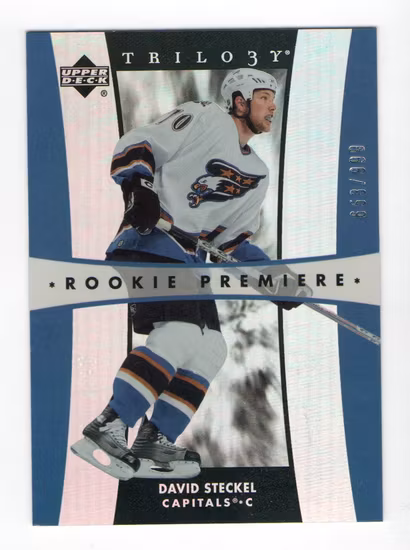 2005-06 Upper Deck Trilogy #319 David Steckel RC (30-X216-CAPITALS)