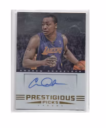 2012-13 Prestige Prestigious Picks Signatures #39 Andrew Goudelock (30-X249-NBALAKERS)