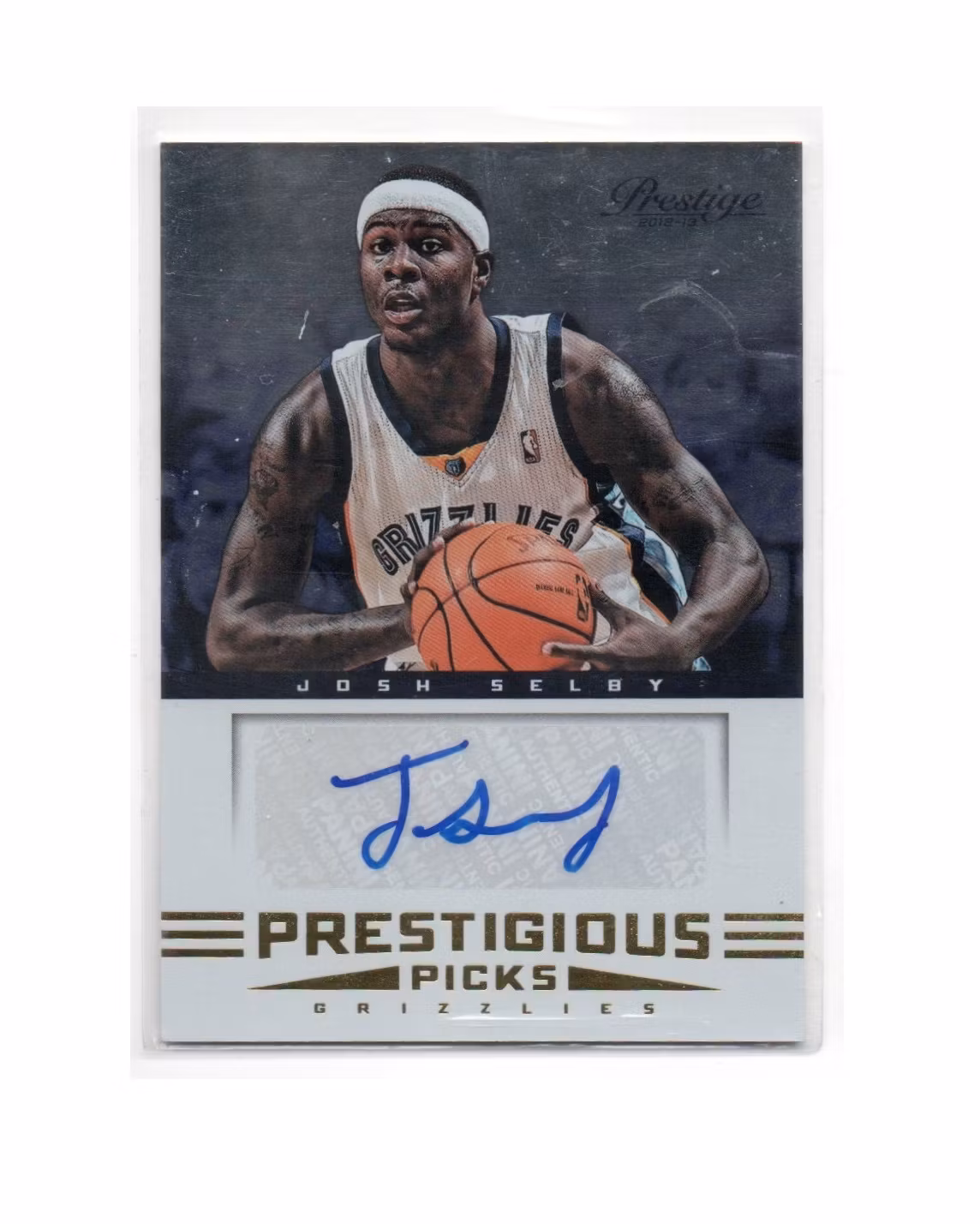 2012-13 Prestige Prestigious Picks Signatures #40 Josh Selby (30-X254-NBAGRIZZLIES)