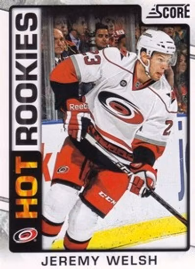 2012-13 Score #539 Jeremy Welsh HR RC (10-X311-HURRICANES)