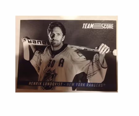 2012-13 Score Team Score #TS6 Henrik Lundqvist (20-X193-RANGERS)