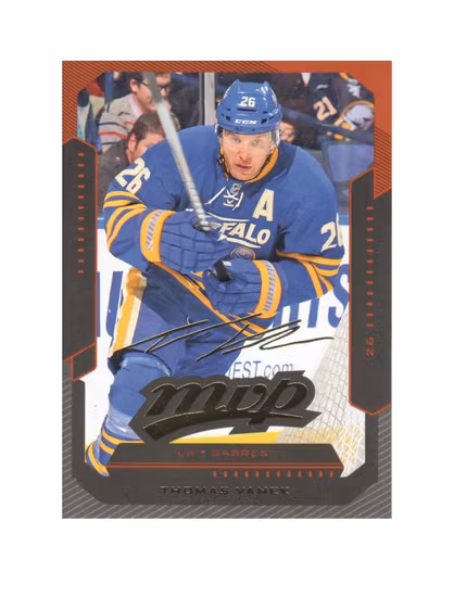 2012-13 Upper Deck MVP #6 Thomas Vanek (10-X179-SABRES)