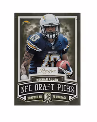 2013 Prestige Draft Picks Gold #7 Keenan Allen (10-D10-NFLCHARGERS)
