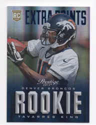 2013 Prestige Extra Points Blue #289 Tavarres King (15-X296-NFLBRONCOS)