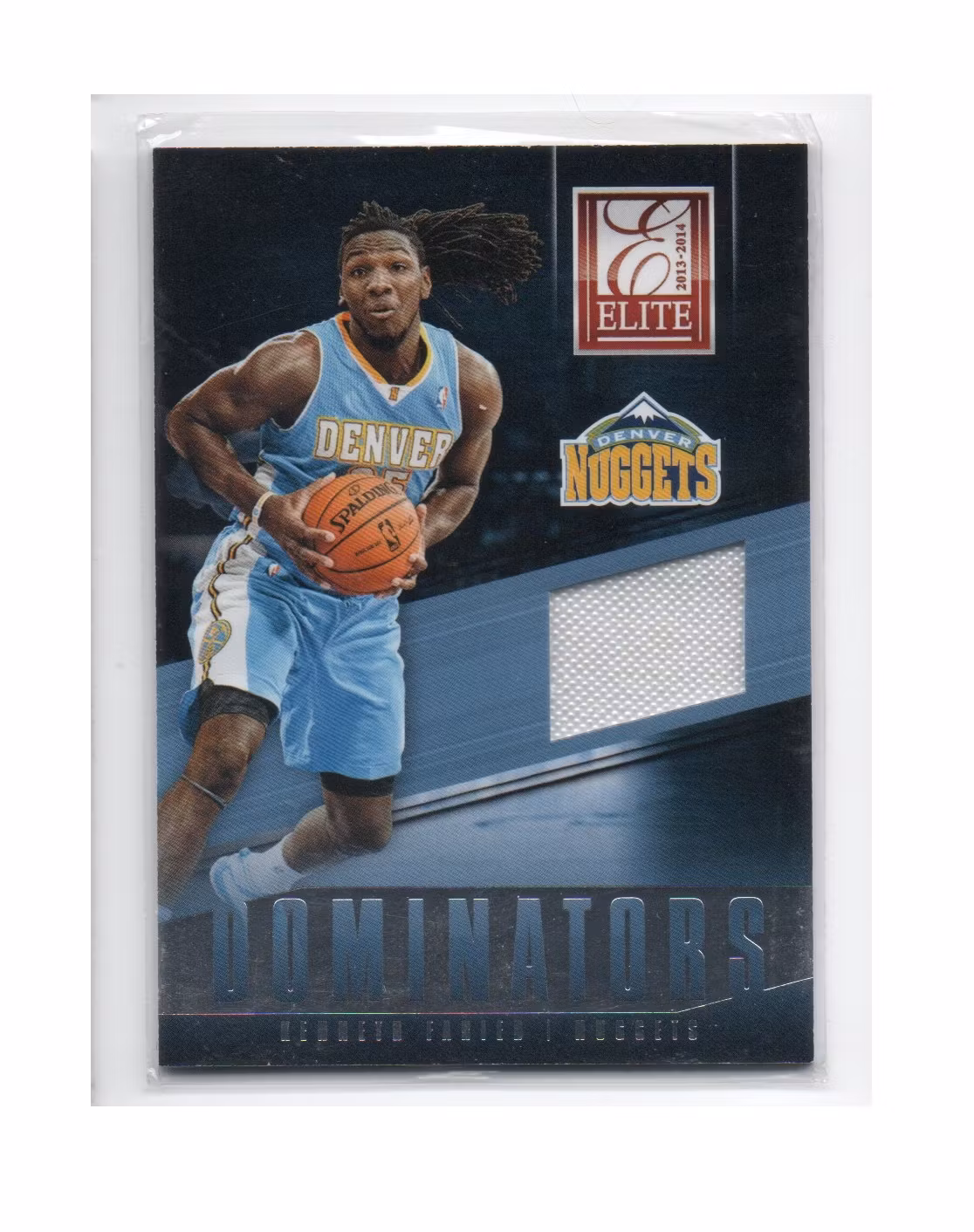 2013-14 Elite Dominators Materials #16 Kenneth Faried (30-X247-NBANUGGETS)