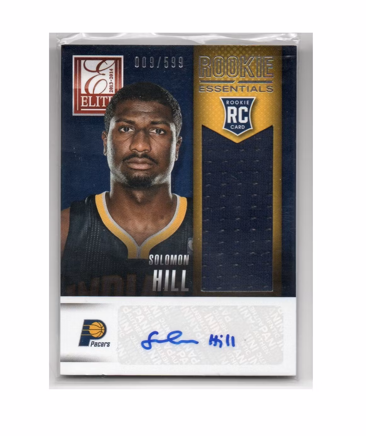 2013-14 Elite Rookie Essentials Autograph Jerseys #33 Solomon Hill (30-X274-NBAPACERS)