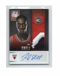 2013-14 Elite Rookie Essentials Autograph Jerseys Prime #2 Tony Snell (150-X199-NBABULLS)